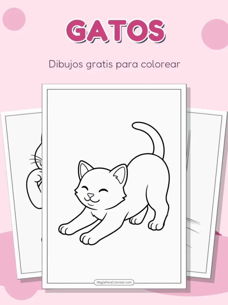 Miniatura de la colección Dibujos de gatos para colorear