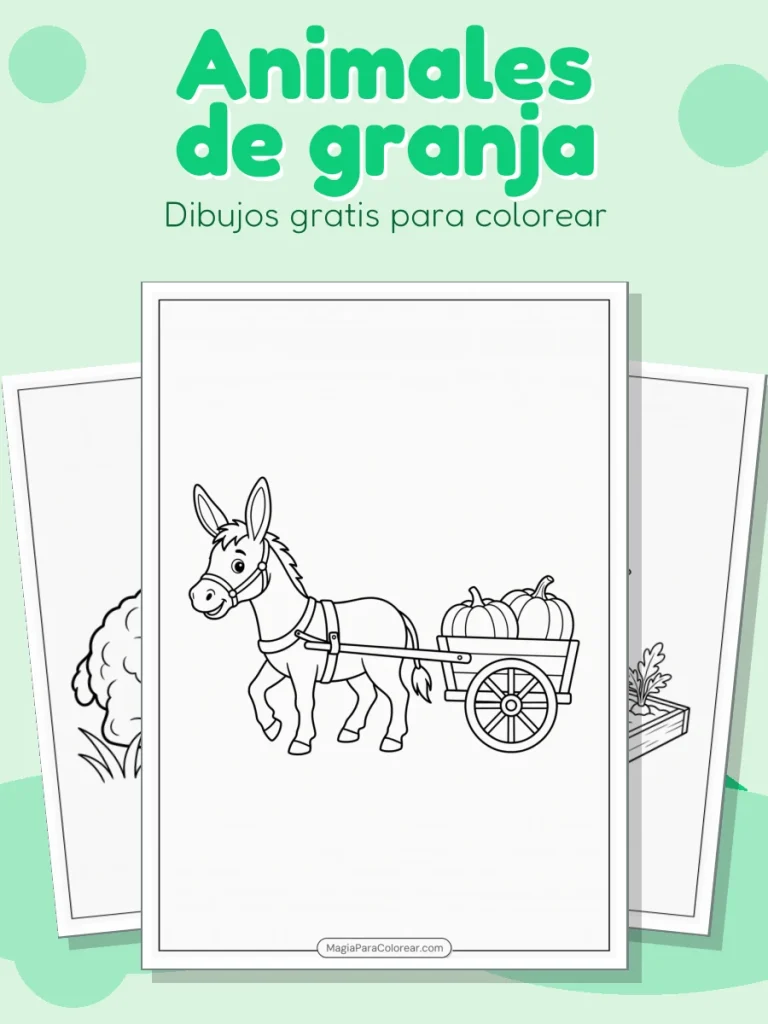 Miniatura de la colección Dibujos de animales de granja para colorear